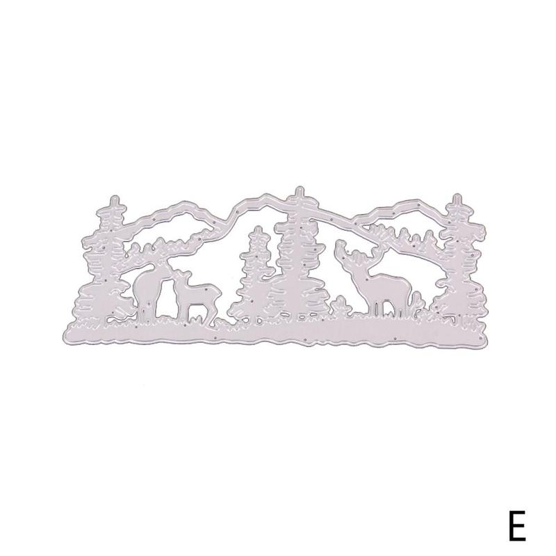 Dados troquelados de papel de pueblo de Artesanía de metal para álbum de recortes/diy tarjetas de navidad boda halloween: E