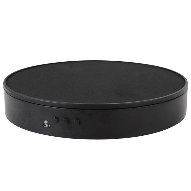 20cm 360 Degree 5V Electric rotating display stand Auto-Rotation(White mirror) P9YE