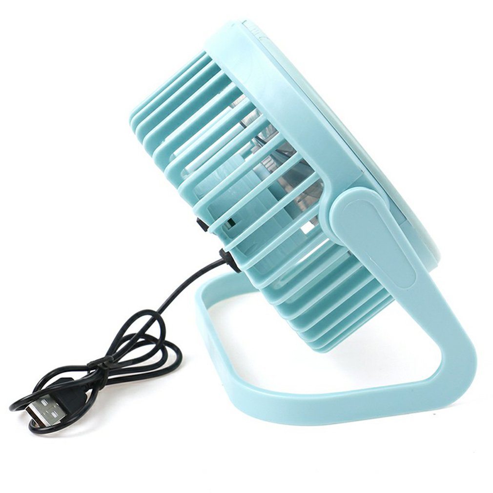 Verão de refrigeração usb ventilador desktop portátil mini refrigerador ar rotação ângulo ajustável para escritório computador doméstico ventiladores estudante