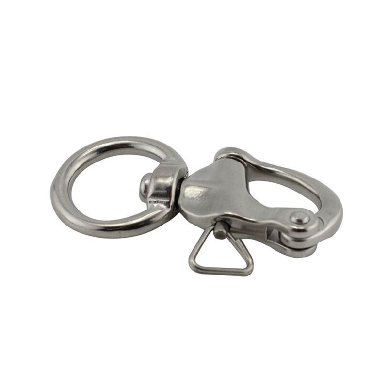 Round Stainless Steel Quick Release Swivel Shackle Mayitr Marine Boat Anchor Chain Eye Shackle Swivel Snap Hook Hardware
