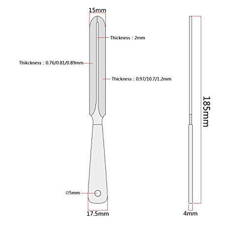 3pcs Double Sided Guitar Nut Slotting Saddle Files Luthier Tool Guitar Steel Fret Nut File Guitarra Bass Mandolin Repair Tools