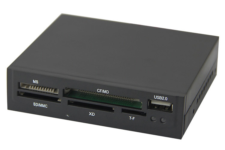 3.5&quot; USB 2.0 All-in-1 Internal Flash Drive Memory Card Reader TF/CF/MD/SD/MMC