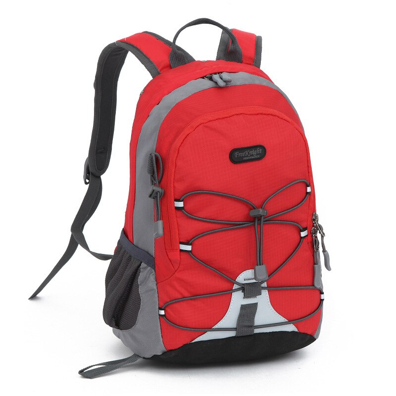 Mini tasker udendørs rygsæk taske ultralette sammenklappelige børn rygsække mochila skole sport dagsæk lille camping vandreture  xa28wa: Rød