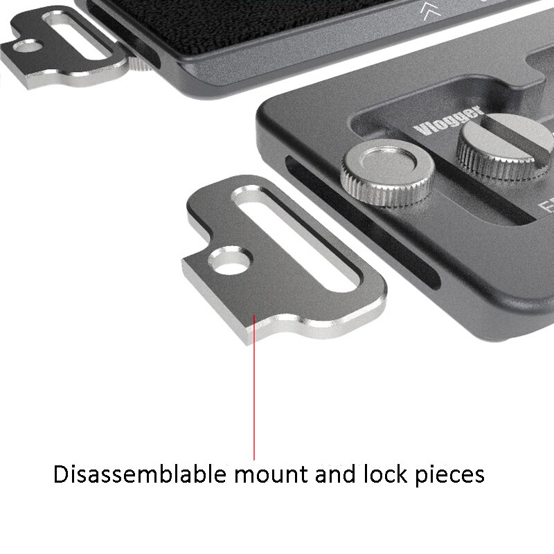 Sunwayfoto CQC-03 Camera Clip Rugzak met Arca Swiss Quick Release Plaat