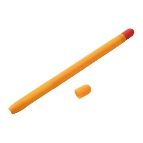 Soft Silicone Pencil Cases For Apple Pencil 1/2 Tablet Touch Pen Stylus Protective Sleeve Cover Anti-lost For iPad Pencil Acce: Orange 1