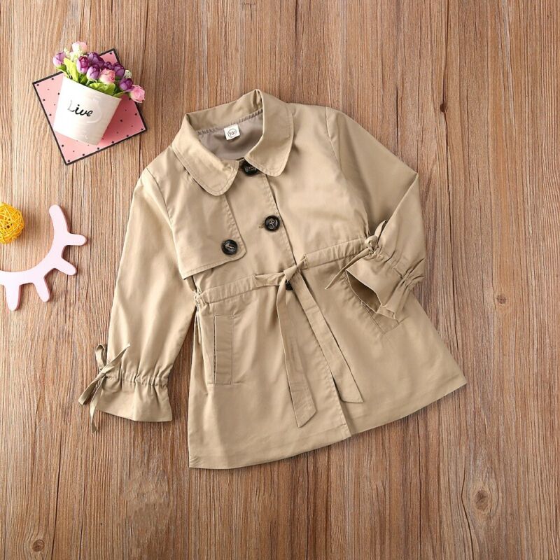 Peuter baby kind meisjes trenchcoat kleding lente herfst jas windjack bovenkleding kleding