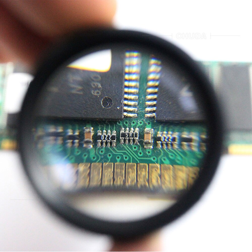 30X HD Magnifying Glass Optical Glass Lens Mini Pocket Magnifier Handheld For Coin Stamps Jewelry Loupe Lens For