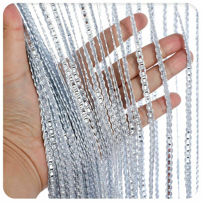 Decorative Door And Window Panel Fly Screen Fringe Room Screen Tassel Panel Beaded Curtains Home Decoration 100X200 Cm
