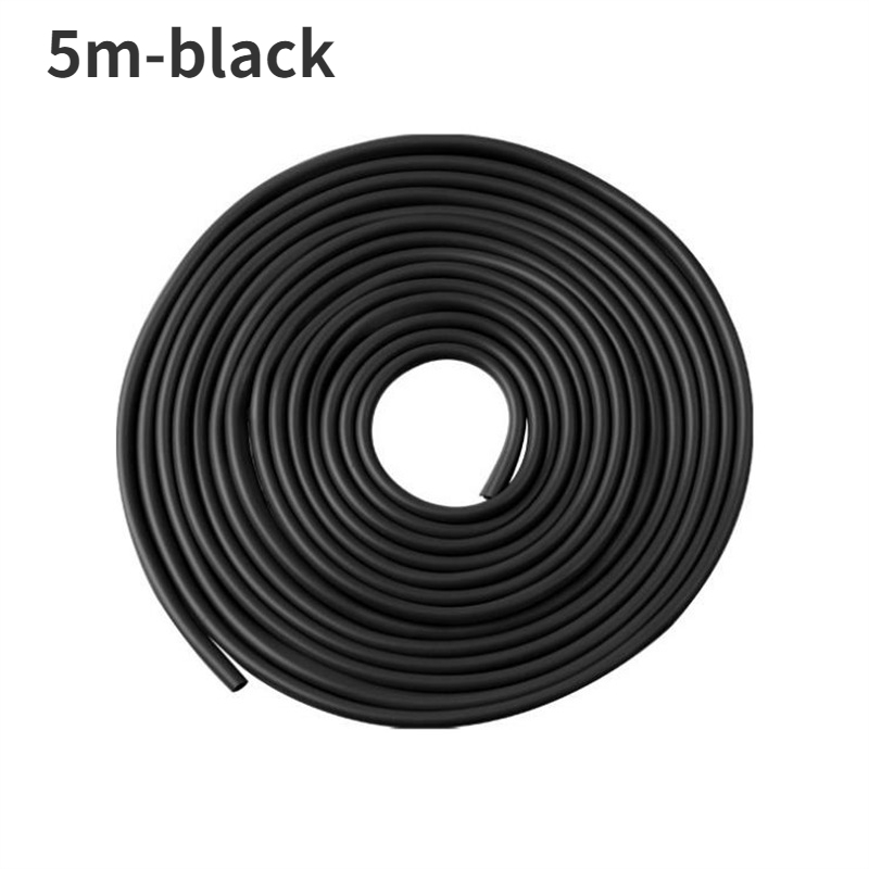 5m Adhesive Scratch Tools Car Door Edge Rubber Scratch Protector Strips Car Styling Mouldings Protection Side Doors Moldings: army green