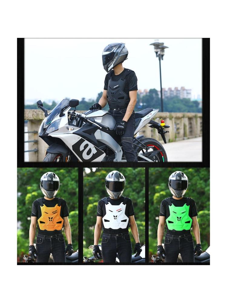 Adult Motorcycle Dirt Bike Body Armor Protective Gear Chest Back Protector Vest B36B