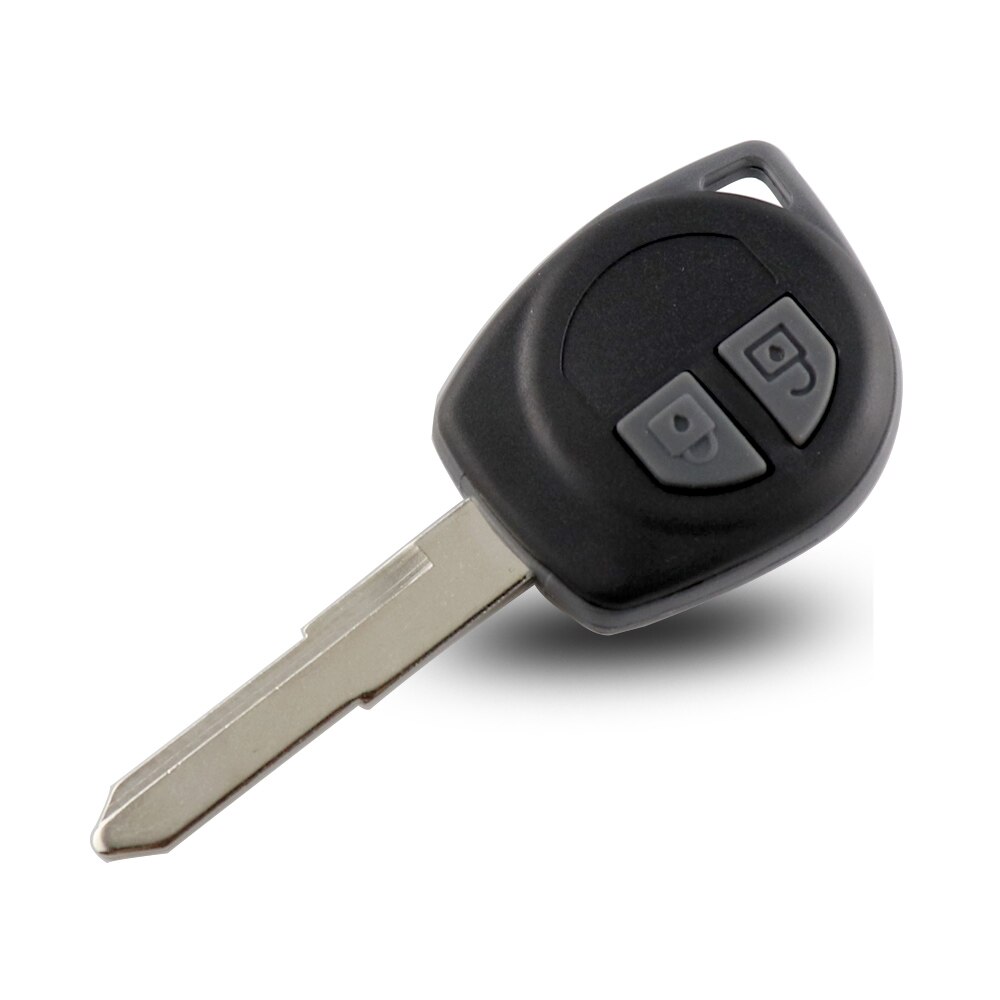 Yiqixin 2 Knop Externe Auto Sleutel Shell HU133R Rubber Button Pad Voor Suzuki Igins Alto SX4 Vauxhall Agila 2005 2006