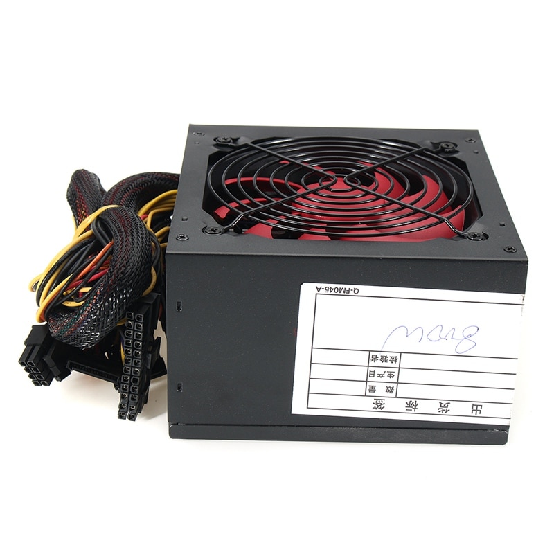 Quiet 800 Watt 800W for Intel AMD PC 12V ATX PC Power Supply SLI PCI-E 12CM Fan Computer Power Supply For BTC