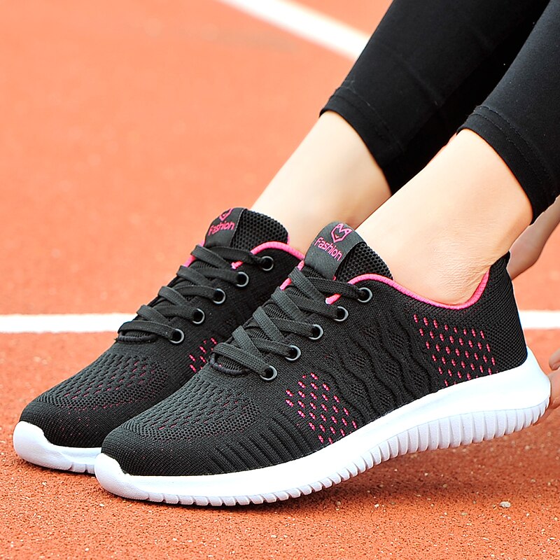 Tennis Shoes Women Breathable Light Gym Sneakers Female Sport Trainers Campus Lady Student Flat Shoes Tenis Feminino