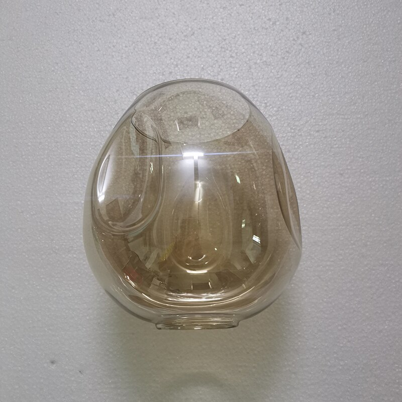 Vervanging Glas Lampenkap &amp; Cover Voor Kroonluchters Accessoire Globe Glas Cover: Amber