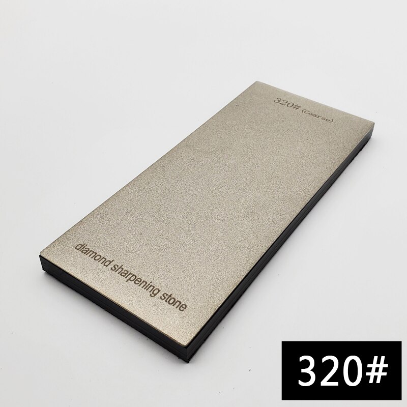 Professionelle Diamant stein Messer Schärfen Wetzsteine Polieren Messer Spitzer Platte Schleifen Rabatt Schleif Steine: 320Streugut