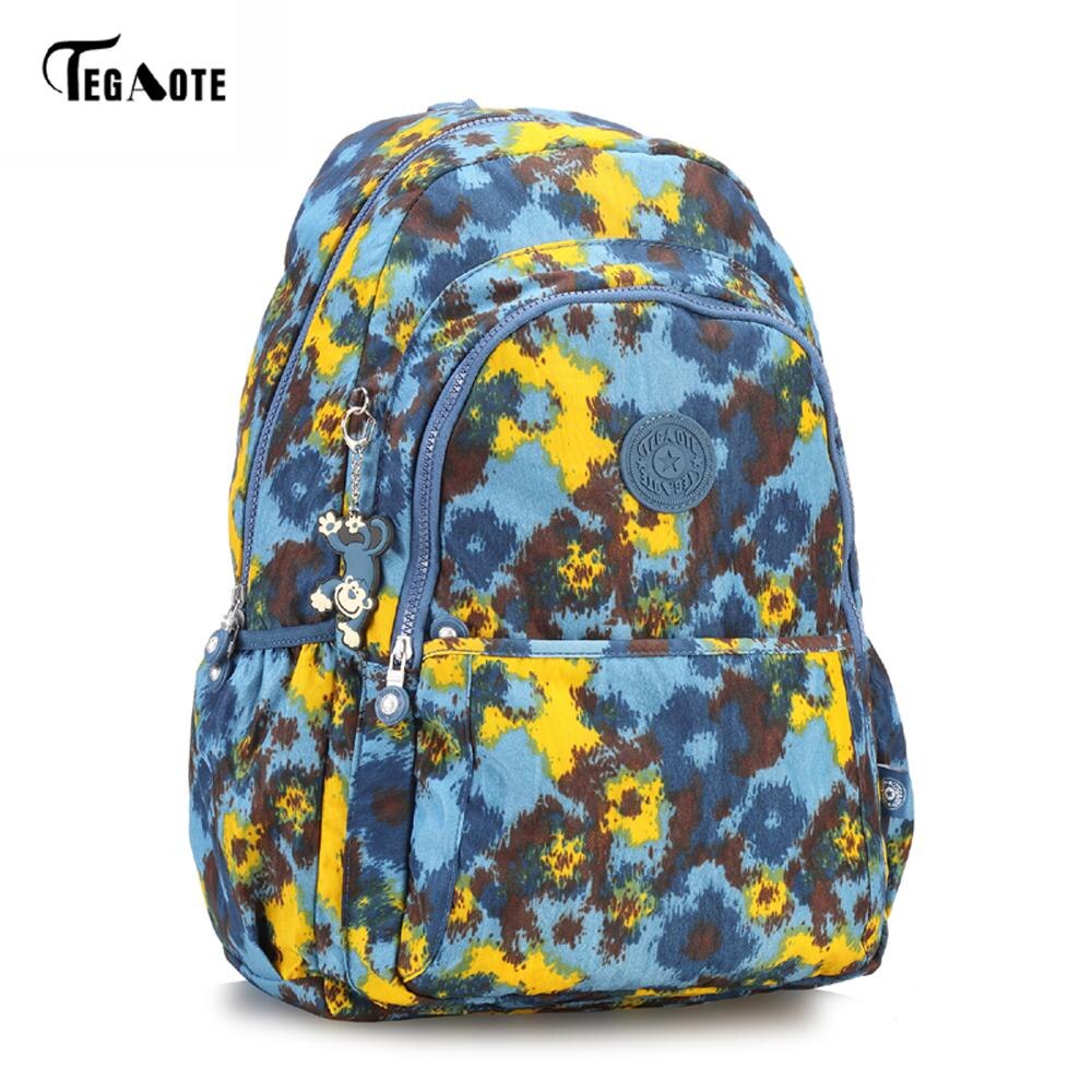 TEGAOTE Large Capacity Backpack Women Preppy School Bags For Teenagers Men Nylon Travel Bags Girls Laptop Backpack Mochila: 993 01