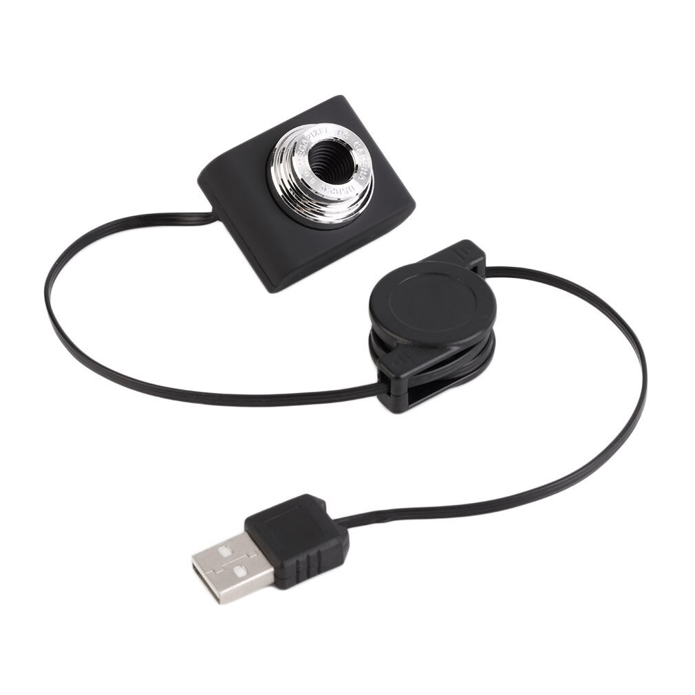 Usb 30M Mega Pixel Webcam Digitale Video Camera Webcam Voor Pc Laptop Notebook Computer Clip-On Camera zwart