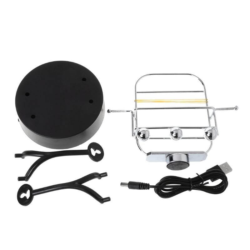 Escova de balanço automática para celular, kit seguro que conta os cabos usb