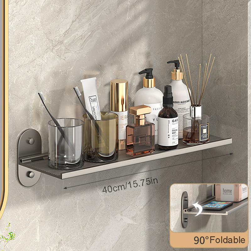 Badkamerplank Opvouwbare plank Toiletorganisator Wandgemonteerde plankopslag Drijvende planken Opslaghouders Doucherek Dienbladen Kit: YELLOW