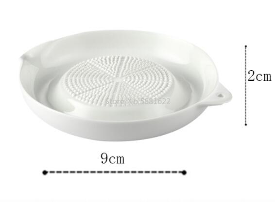 Bruñidor de cerámica de estilo Simple blanco, máquina de pulido portátil de porcelana, zanahoria, jengibre, para el hogar