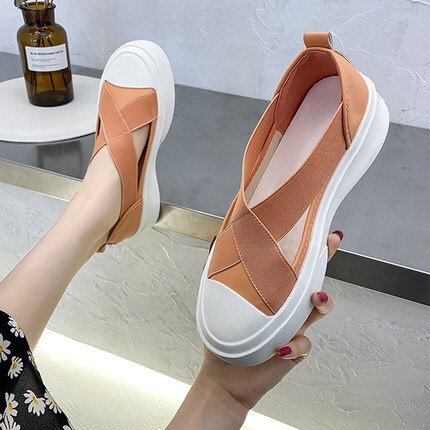 neue frühjahr und sommer frauen Fischer schuhe farbe passenden elastische Band hohl atmungs dicken boden schwamm kuchen faul o