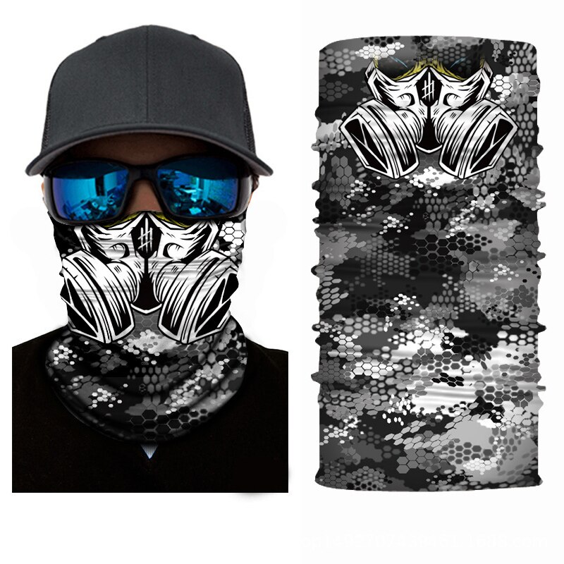 Stirnband Bandana Schädel Gesicht Maske Schal Maske Geist Sturmhaube Masken Radfahren Kopf Schal Nacken Halloween Party Gesicht Maske: 42