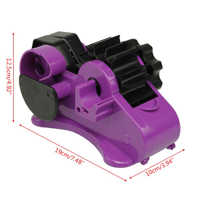 Dispensador de cinta semiautomático con cortador de cinta de longitud fija de 35mm, herramientas para el hogar