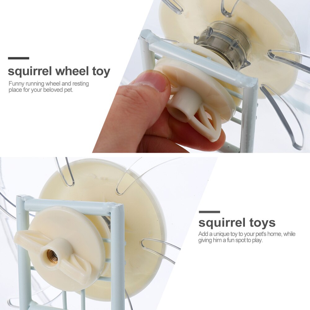 1pc roue écureuil drôle Super silencieux écureuil roue de jeu pour chats écureuil