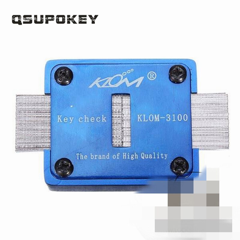 Qsupokey Echt Klom Key Check Slotenmaker Gereedschap Blanco Sleutel Slot Checker KLOM-3100