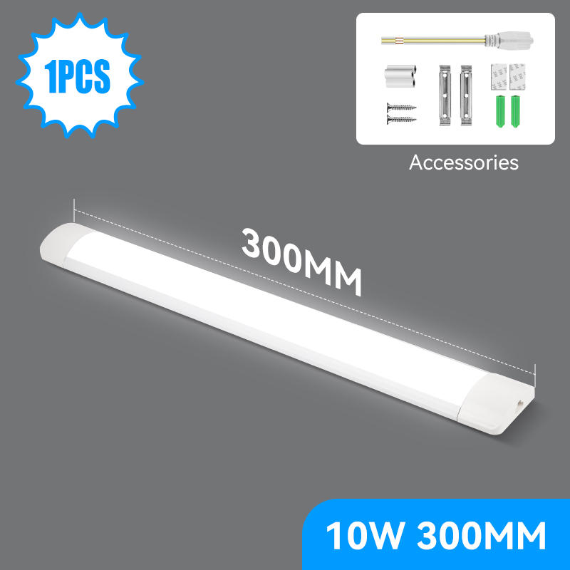 Tubo de luz Led de 85-265V, lámpara de barra Led debajo de los gabinetes, lámparas de pared de techo de tubo, accesorio de iluminación interior para el hogar para cocina y dormitorio