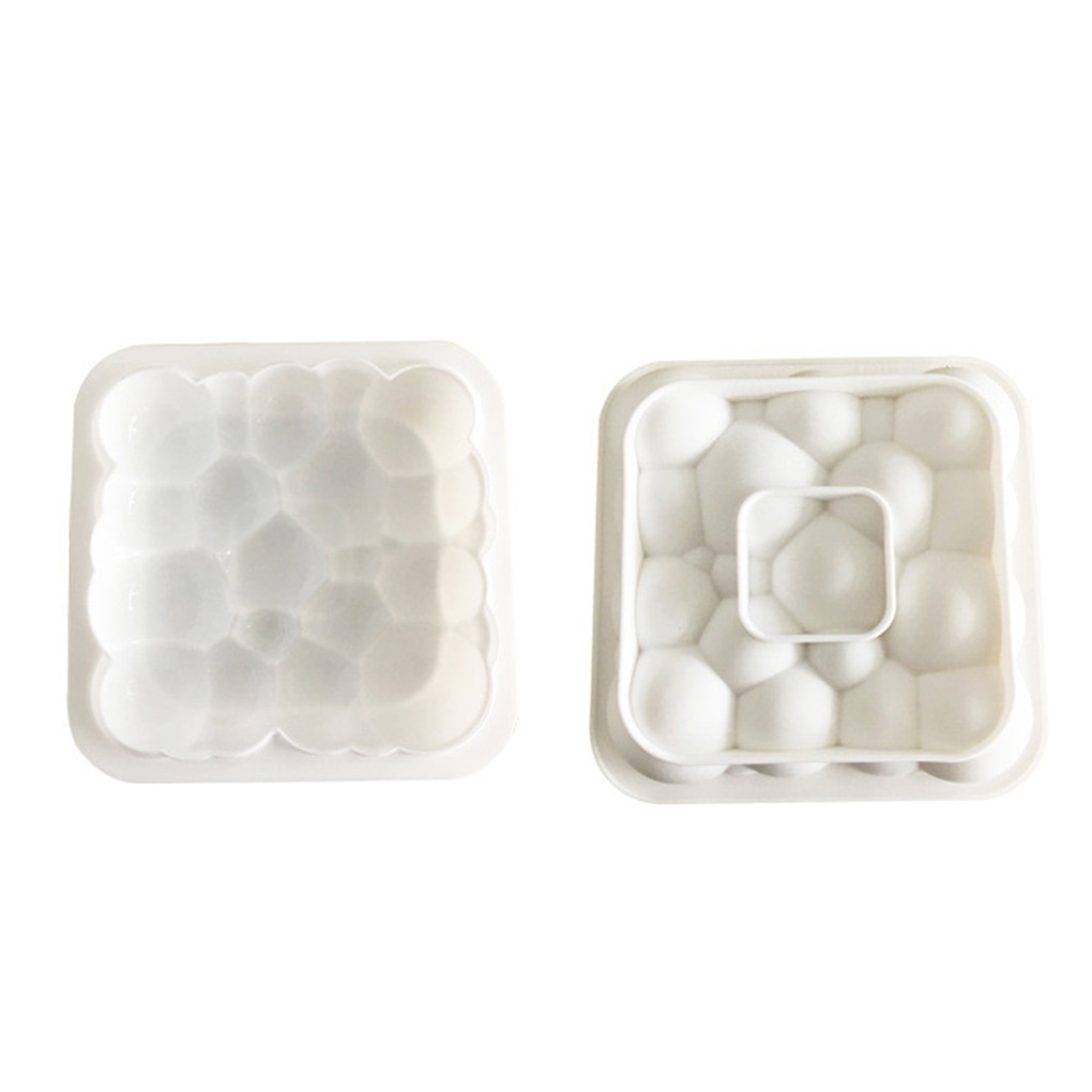 Gör-det-själv baka silikonform moln silikon kakform 3d cupcake gelé pudding kaka muffins tvål form bakverktyg