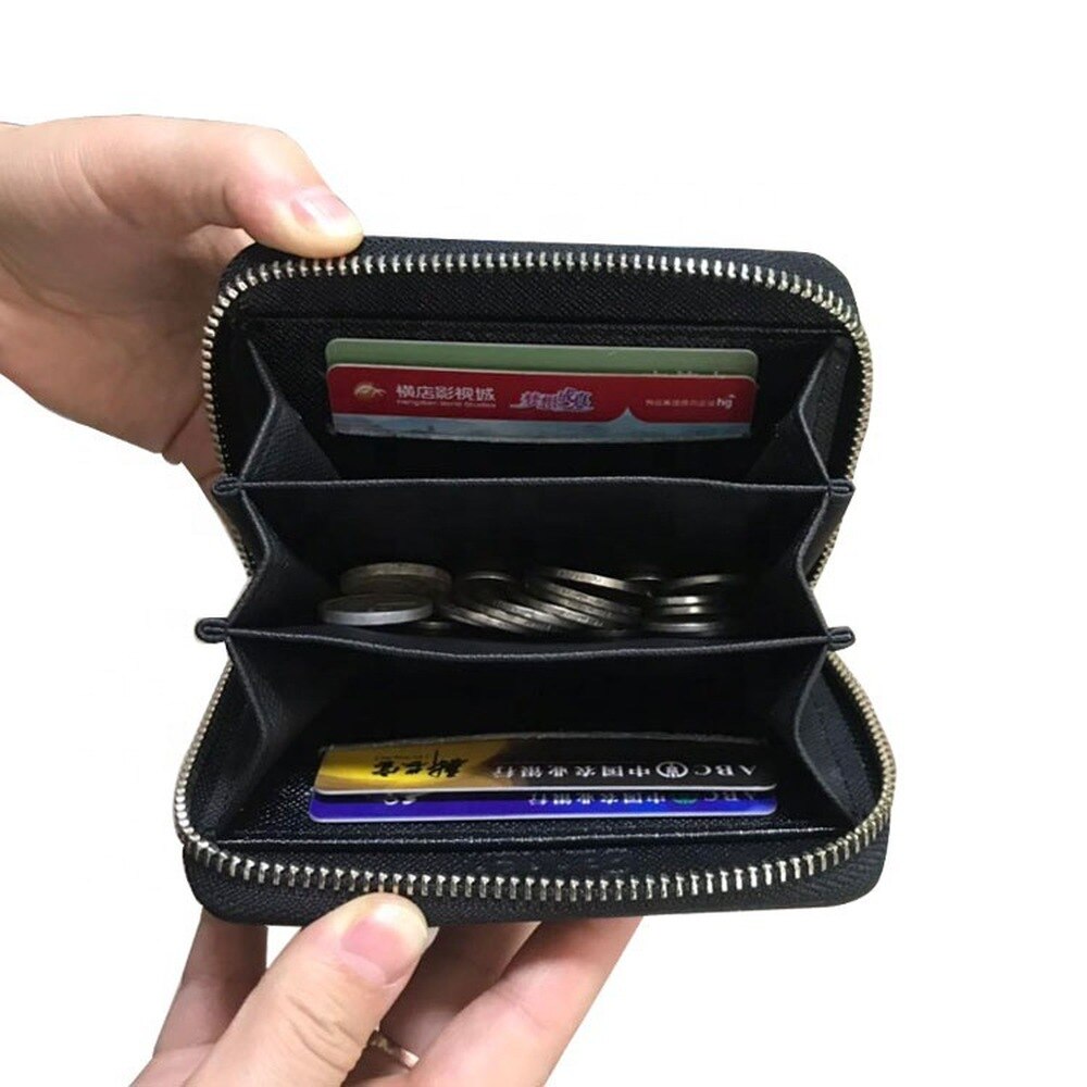 Geel Water Rimpel Split Lederen Unisex Korte Portemonnee Synthetisch Leer Credit Card Holder Business Tweeledig Portemonnee