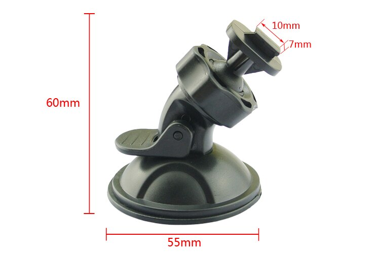 Conkim Black 360 Degree Rotating Car Holder For Sport DV Camera Mount DVR Holders Driving Recorder Suction GPS Holder