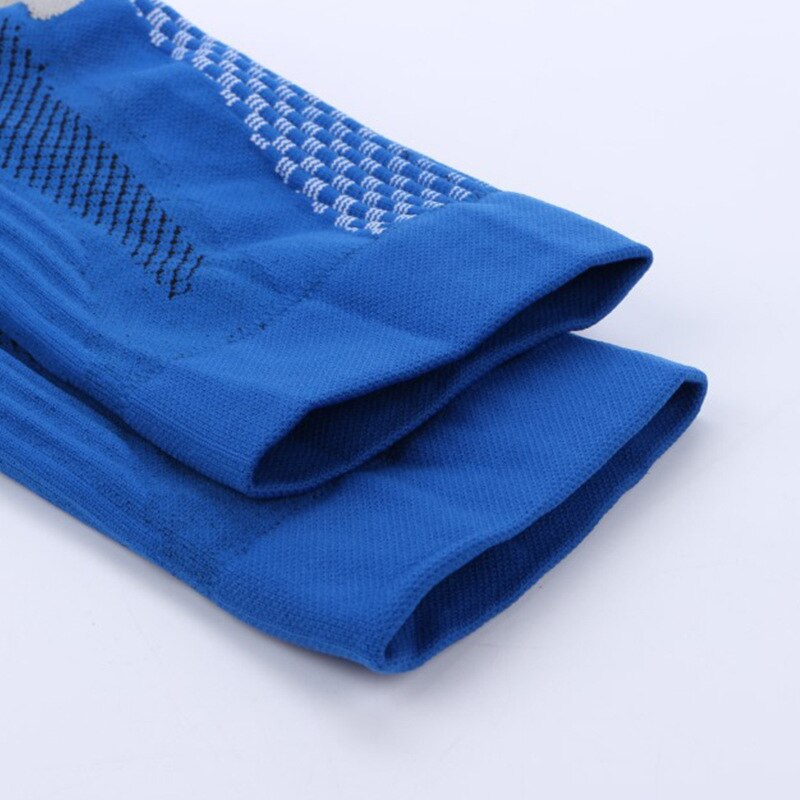 2 Pieces Men Leg Support Sport Socks Stretch Compression Sock Below Knee Socks Football Leg Protect