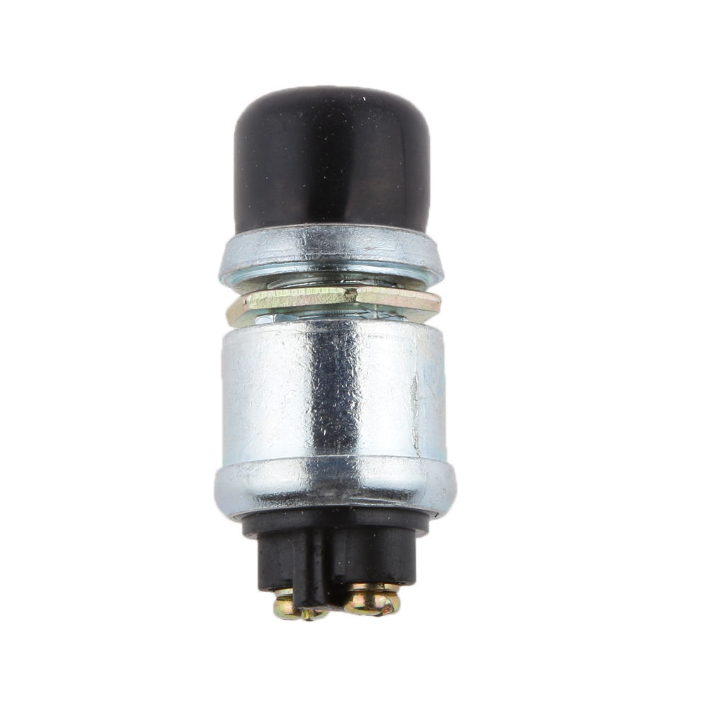 ASW-30 Momentary Ignition Switch Push Button Zinc + plastic Black 60/40 Amps