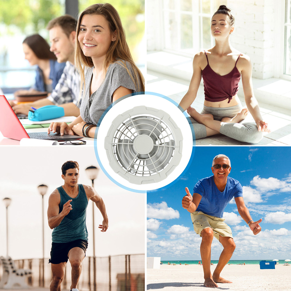 Koelvest met ventilator, ijsventilator, 3 standen, usb, hittebestendig, airconditioning, koelvest voor wandelen, werk in hoge weersomstandigheden, visvest