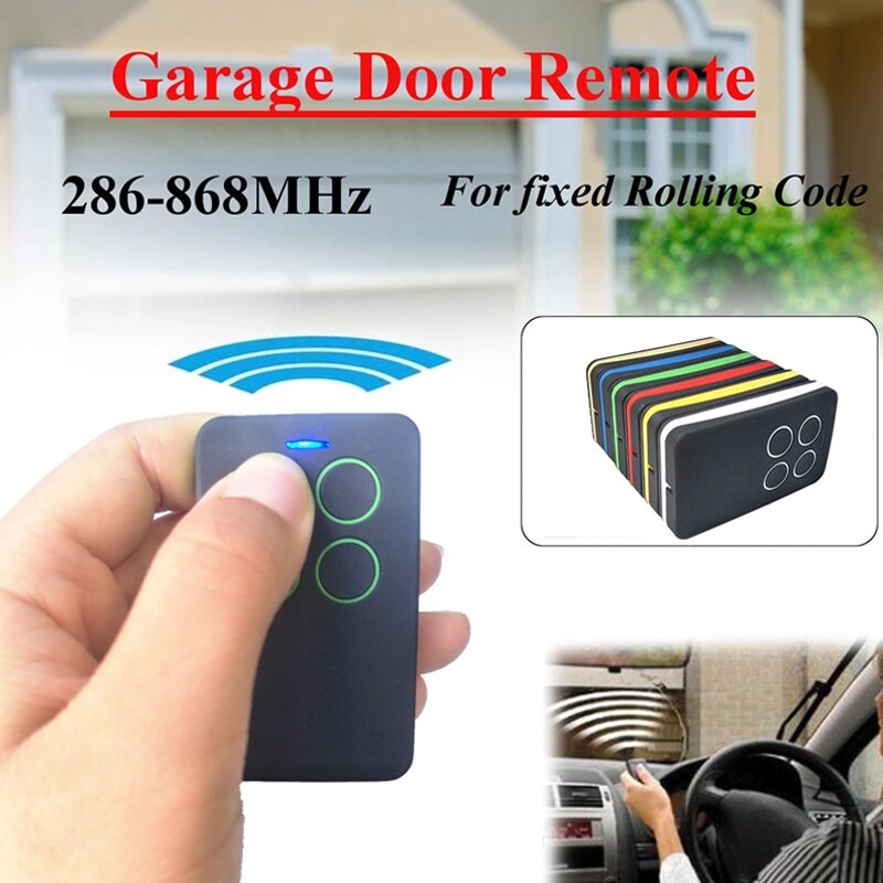 4 channel Garage door 433.92 868 MHz remote control opener Gate controls clone key duplicator rolling code
