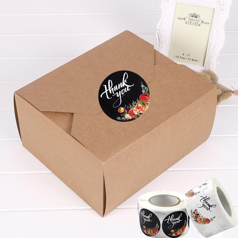 Voedsel Verpakking Stickers Home Verpakking Decoratie Seal Sticker Voor Bakken Bruiloft Decoratie Sticker Label