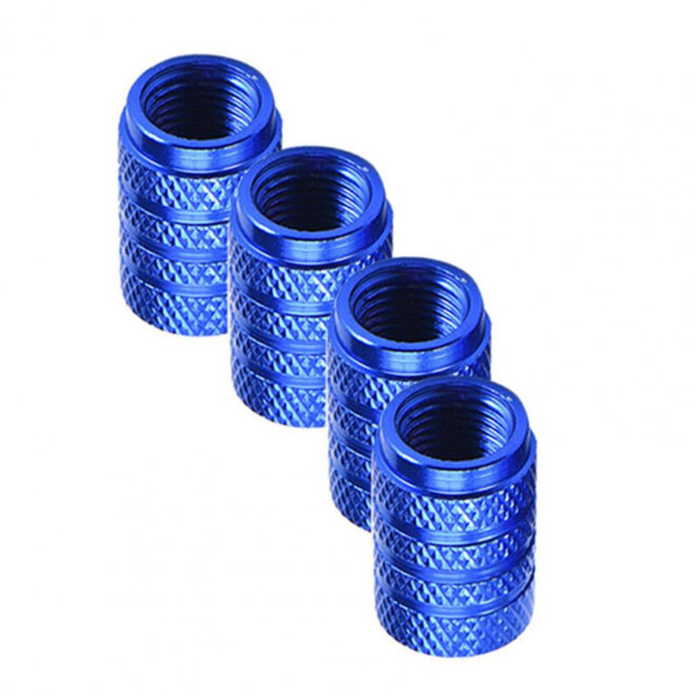 60% in ！！ 4Pcs Aluminum Alloy Car Wheel Tyre Tire Air Pressure Valve Stem Cap Dust Cover