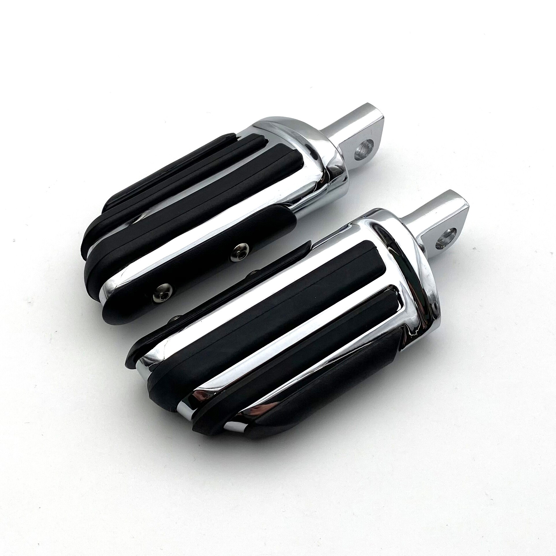 REALZION Motorcycle Part Male Mount Foot Pegs Footrest Footpegs For Harley Davidson Sportster Iron Touring Custom Dyna Softail: Style E