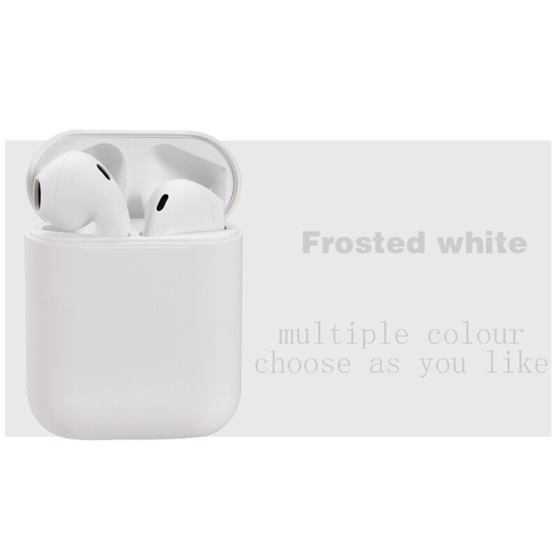 Mini 2 TWS Drahtlose Kopfhörer Bluetooth 5,0 Kopfhörer Ohrhörer Sport in Ohr Headset Freisprecheinrichtung Ohr Knospen für iPhone Xiaomi Samsung: inpods Weiß