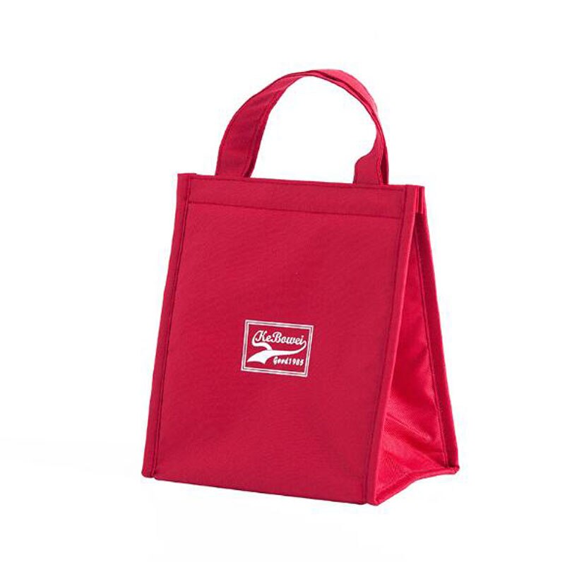 Weibliche Sumple Mittagessen Lebensmittel Kasten Tasche Isoliert Thermischen Picknick Mittagessen Taschen für Frauen freundlicher Männer Kühler Tote Tasche fallen: rose-klein