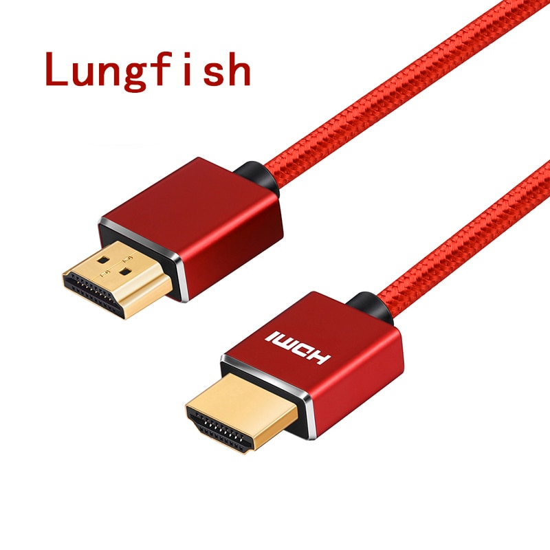 Lungfish High Speed HDMI Cable with ARC Ethernet Newest Standard Supports 1080p 3D Audio Return, Ultra HD 1m 2m 3m 5m 10m