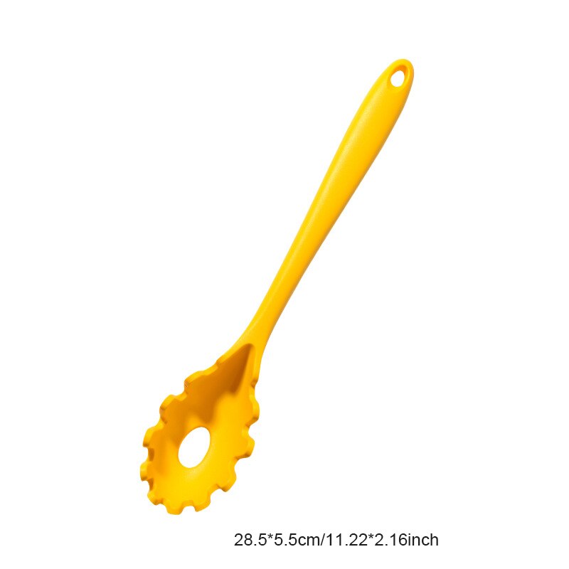 Ensemble d'ustensiles de cuisine en Silicone, résistant à la chaleur, spatule sur le bâton, pelle, ustensiles de cuisine, Gadgets, accessoires: F
