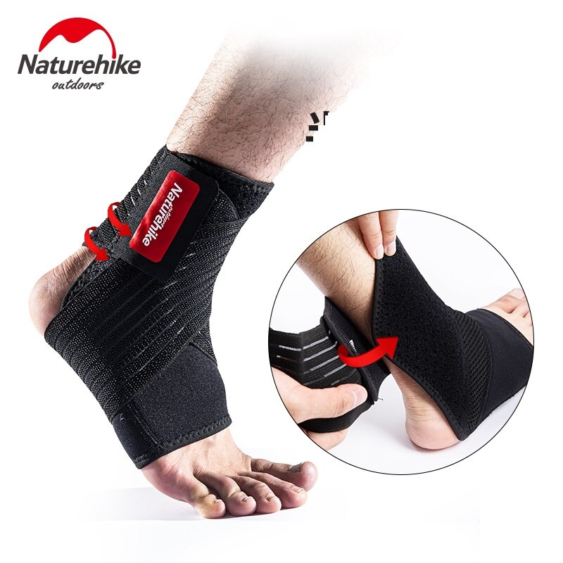 Naturehike 1 Pair Sport Ankle Brace Fitness Gym Ankle Support Gear Elastic Foot Weights Wraps Protector Legs Power Weightlifting