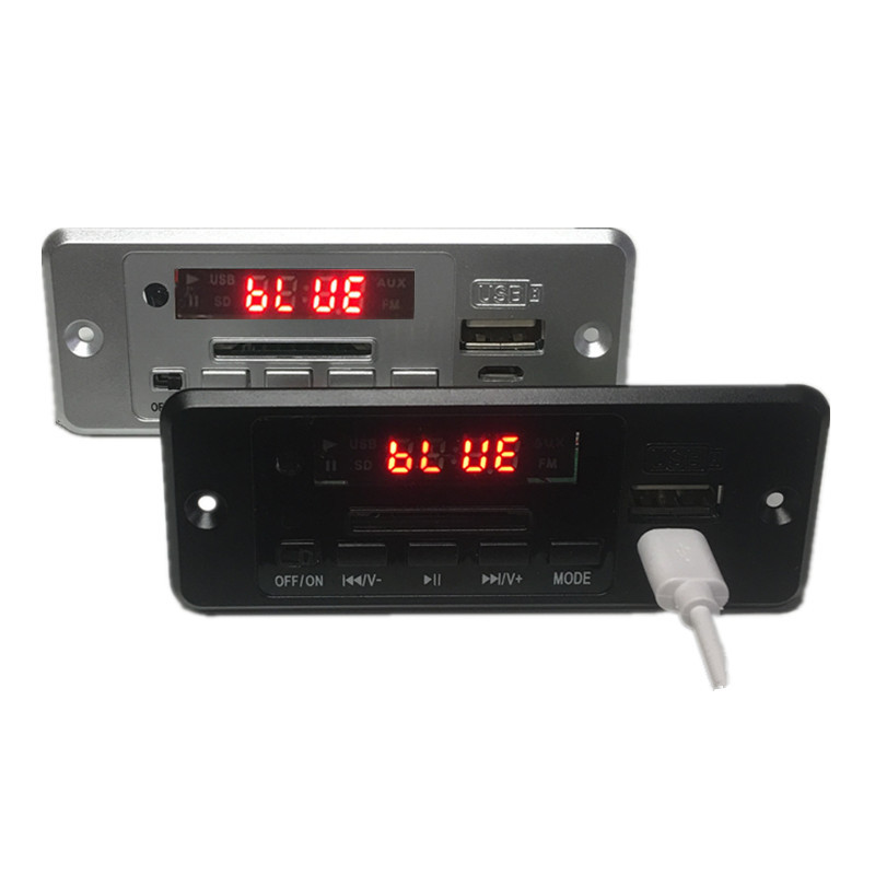 CT02CABT 12V MP3 Decoder Board Fm Display Bluetooth Handsfree Call Wma Wav Lossless Decoder