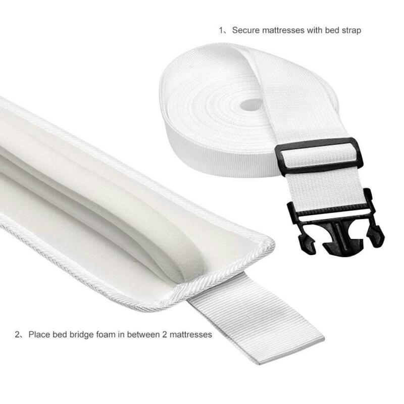 1Pcs Bed Brug Matras Connector Twin Aan Koning Converter Bed Kloof Filler Matras Connector Voor Gasten Bed Accessoires