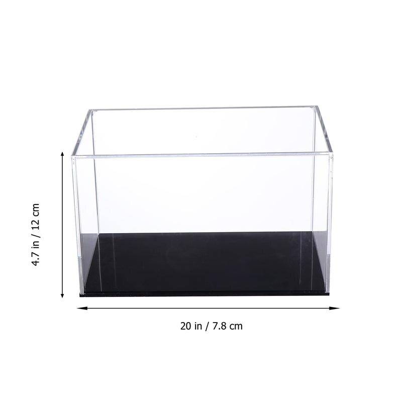 Acrylic Transparent Model Display Box Clear Model Box (Vertical Style)