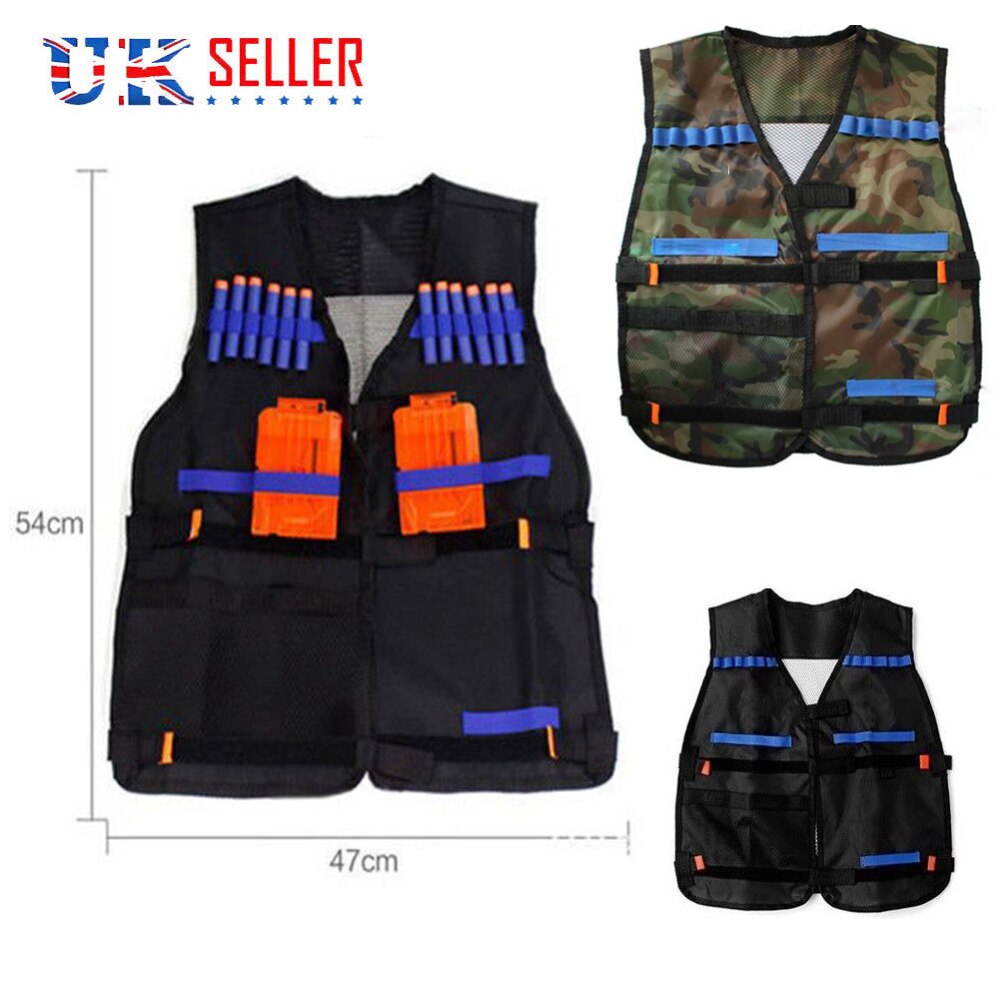 Vest for War Game Battle Game (Black)