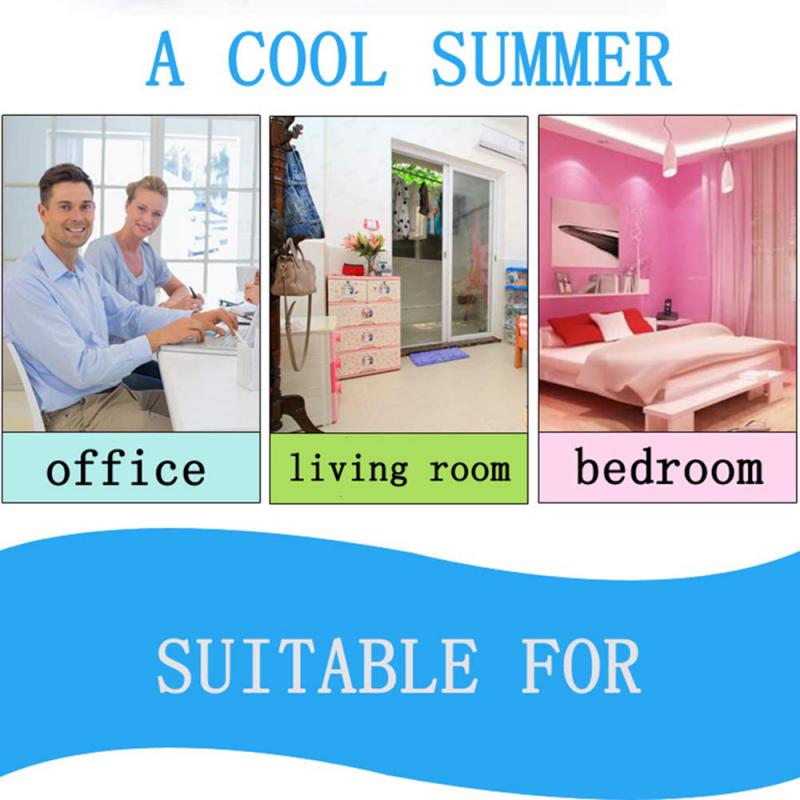 Blue / Green / Pink / Purple / Yellow 3-In-1 Air Cooler USB Desktop Small Fan Bladeless Fan Fragrance Cooling Fan